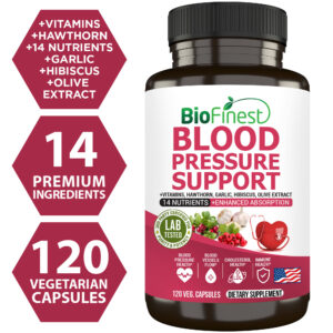 Biofinest Blood Pressure Support Supplement (120 capsules)