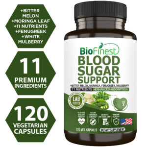 Biofinest Blood Sugar Support Supplement (120 capsules)