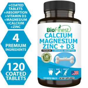 Biofinest Calcium Magnesium Zinc Supplement (120 tablets)