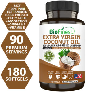 Biofinest EV Coconut Oil Supplement (180 softgels)