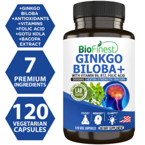 Biofinest Ginkgo Biloba Supplement (120 capsules)