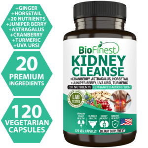 Biofinest Kidney Cleanse Supplement (120 capsules)