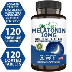 Biofinest Melatonin 10mg Supplement (120 tablets)