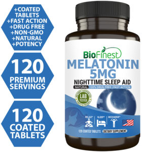 Biofinest Melatonin 5mg Supplement (120 tablets)