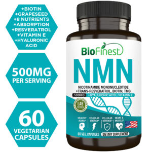 Biofinest NMN Nicotinamide Mononucleotide Supplement (60 capsules)