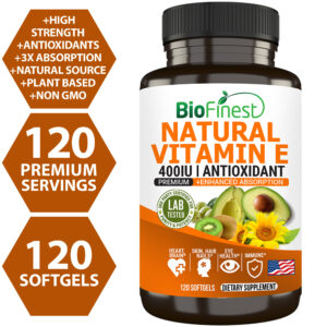 Biofinest Vitamin E Supplement (120 softgels)