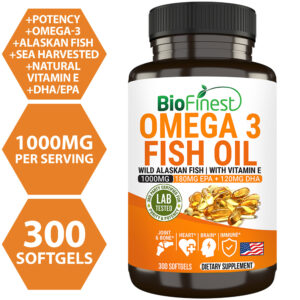 Biofinest Fish Oil Omega 3 Supplement (300 softgels)
