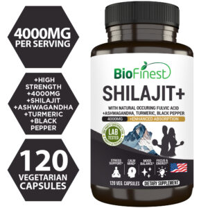 Biofinest Shilajit Supplement (120 capsules)