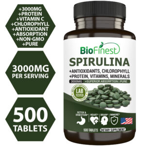 Biofinest Spirulina Supplement (500 tablets)