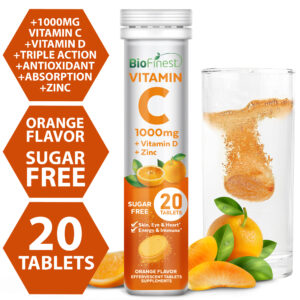 Biofinest Effervescent Vitamin C + Electrolyte + Zinc (20 tablets)