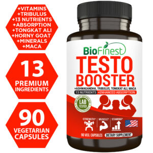 Biofinest Testosterone Booster Supplement (90 capsules)