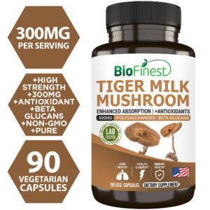 Biofinest Tiger Milk Mushroom Supplement (90 capsules)