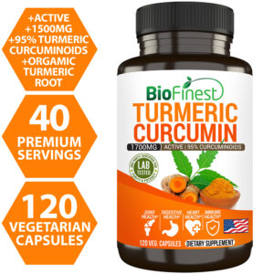 Biofinest Turmeric Curcumin Supplement (120 capsules)
