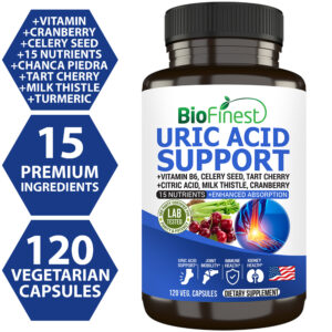 Biofinest Uric Acid Support Supplement (120 capsules)