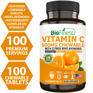 Biofinest Vitamin C 500mg Chewable Supplement (100 tablets)