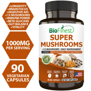 Biofinest Super Mushroom Supplement (90 capsules)