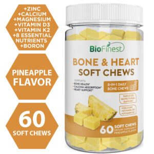 Biofinest Bone & Heart Soft Chews (Pineapple 60s)