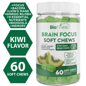 Biofinest Brain Focus Soft Chews (Kiwi 60s)