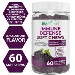 Biofinest Immune Defense Soft Chews (Blackcurrant 60s)