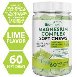 Biofinest Magnesium Complex Soft Chewsa (Lime 60s)